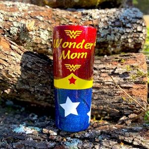 Wonder Mom Tumbler Personalized Options Available